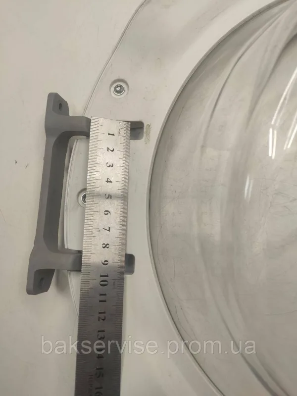 Дверки(люк) до пральної машини Beko 285466 з завісою Б/У, изображение 9