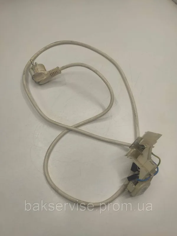 Мережевий шнур для пральної машини Ariston, Indesit, Whirlpool PLF00472705100A Б/У, зображення 1