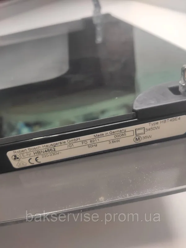Дверки для духової шафи Bosch HBT49E4 Б/У, зображення 2