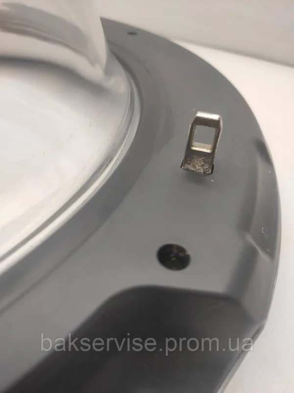 Дверки(люк) до пральної машини Whirlpool C00517297 без завіси(сірий) Б/У, изображение 10