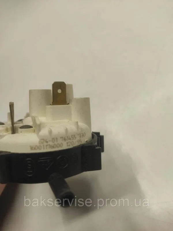 Прессостат (датчик рівня води) для пральної машини Indesit, Ariston 16001176000 Б/У, изображение 3