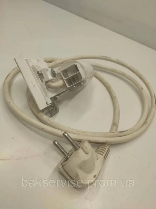 Мережевий шнур для пральної машини Indesit, Ariston 411612430 D Б/У, зображення 7