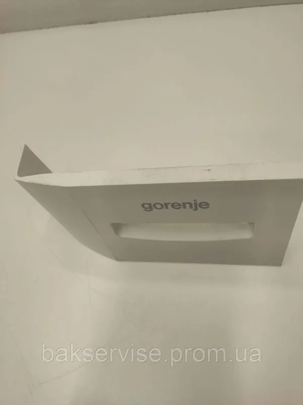 Панель (передня) порошкоприймача для ПРАЛЬНОЇ МАШИНИ Gorenje WA 50109 Б/У, изображение 2