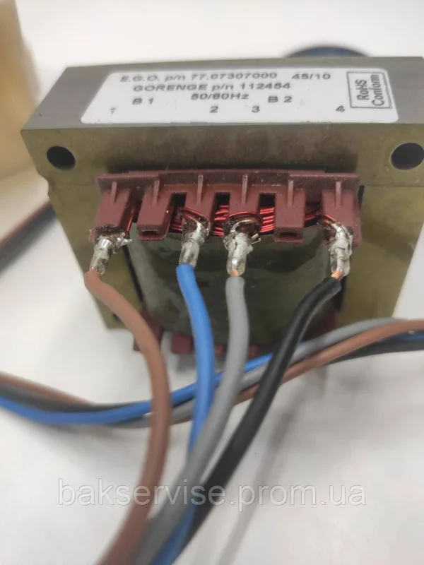Транформатор для пральної машини Gorenje WA74144 Б/У, изображение 5