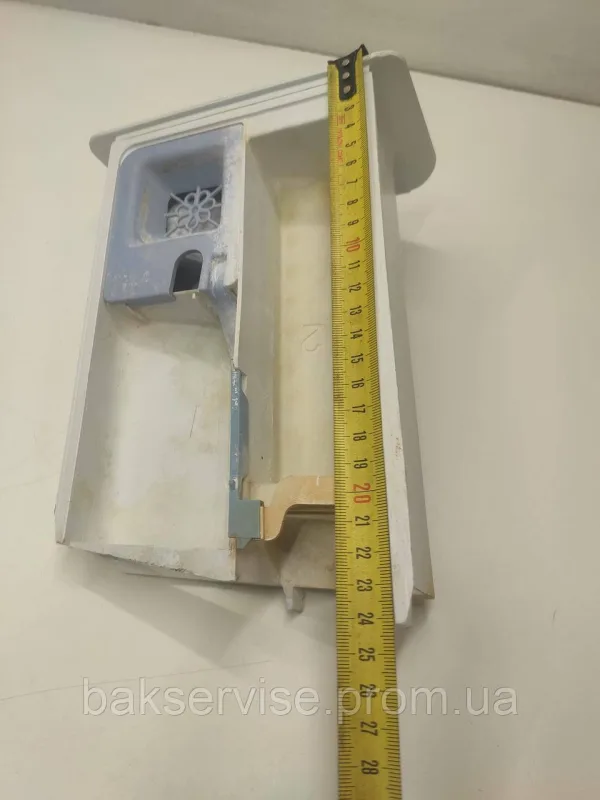 Порошкоприймач(дозатор) для пральної машини Hotpoint-Ariston AQSL09UCIS 174002059(З ЗУБЧИКАМИ) Б/У, изображение 4