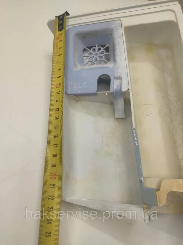 Порошкоприймач(дозатор) для пральної машини Hotpoint-Ariston AQSL09UCIS 174002059(З ЗУБЧИКАМИ) Б/У, изображение 9