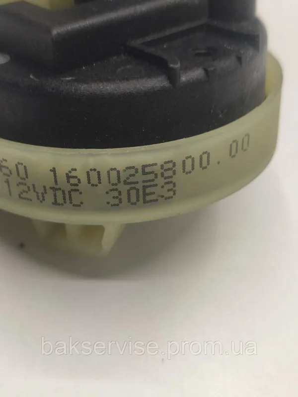 Прессостат (датчик рівня води) для посудомийної машини Indesit/Ariston 160025800  Б/У, изображение 3