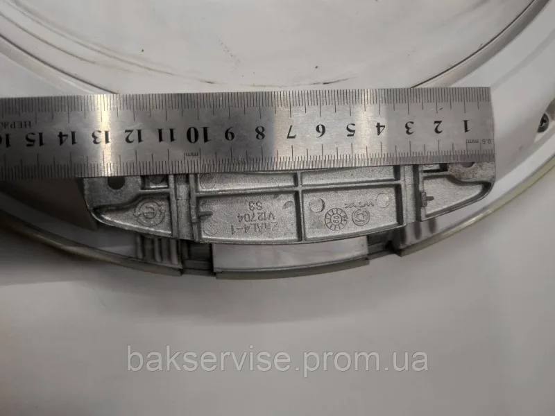Дверки(люк) до пральної машини Haier 0020202020 (БЕЗ ЗАВІСИ, БЕЗ КРЮЧКА) Б/У, изображение 3