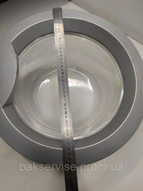Дверки(люк) до пральної машини Haier 0020202020 (БЕЗ ЗАВІСИ, БЕЗ КРЮЧКА) Б/У, изображение 5