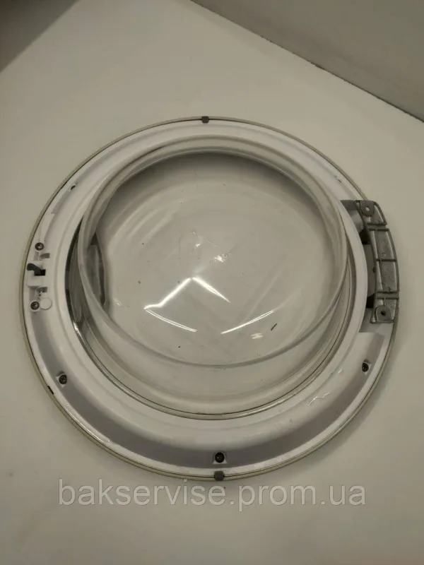 Дверки(люк) до пральної машини Haier 0020202020 (БЕЗ ЗАВІСИ, БЕЗ КРЮЧКА) Б/У, изображение 8