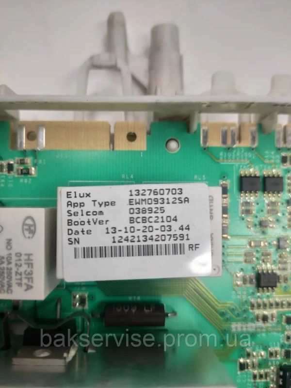 Модуль (плата управління)  до пральної машини Electrolux 132761424 Б/У, зображення 5