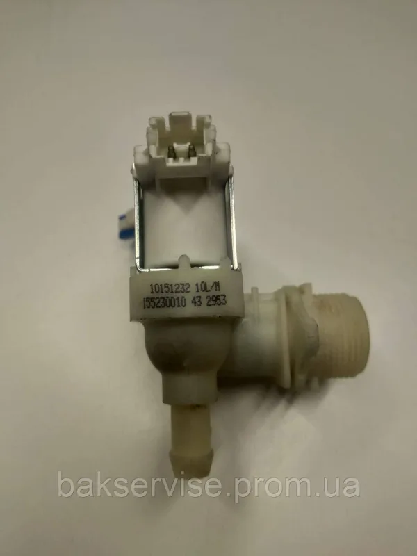 Клапан подачі води до пральної машини Zanussi, Electrolux 10151232 Б/У, зображення 6