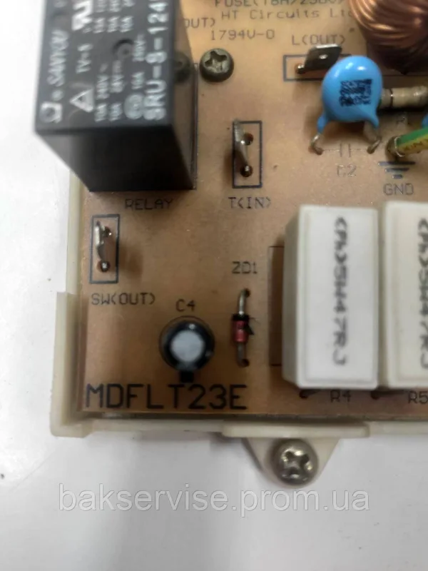 Мережевий фільтр для мікрохвильової печі Delonghi MDFLT23E Б/У, изображение 3