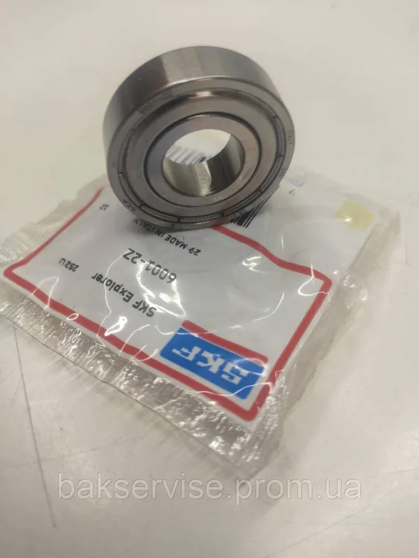 Підшипник пральної машини SKF 6001 2Z, зображення 1