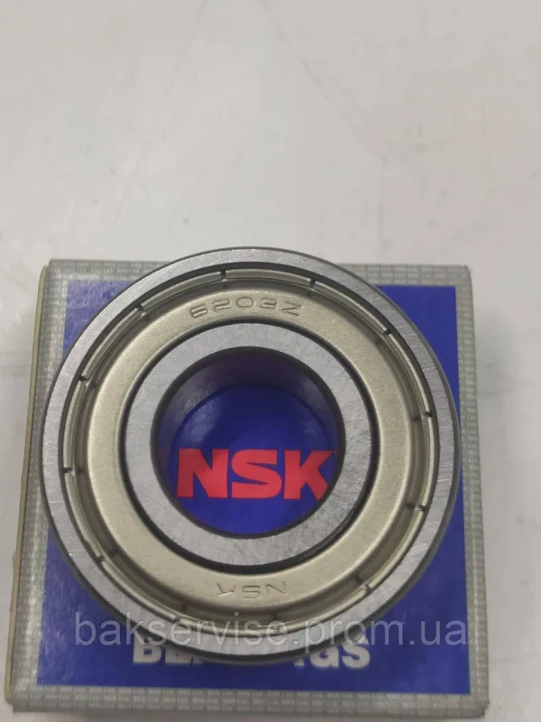 Підшипник пральної машини NSK 6203 ZZ, зображення 2