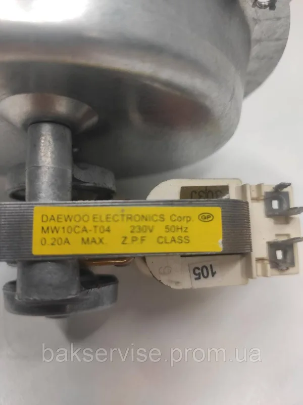 Двигун (вентилятор) обдува для мікрохвильової печі Daewoo MW10CA-T04 Б/У, изображение 5