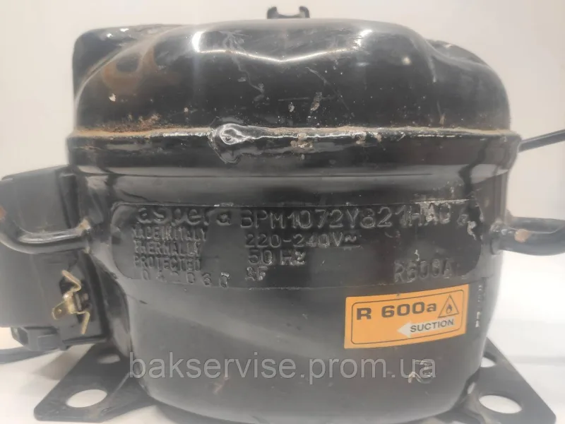 Компресор до холодильника ASPERA BPM 1072Y 821 HA07 R600A Б/У, изображение 3