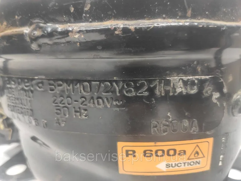 Компресор до холодильника ASPERA BPM 1072Y 821 HA07 R600A Б/У, изображение 4