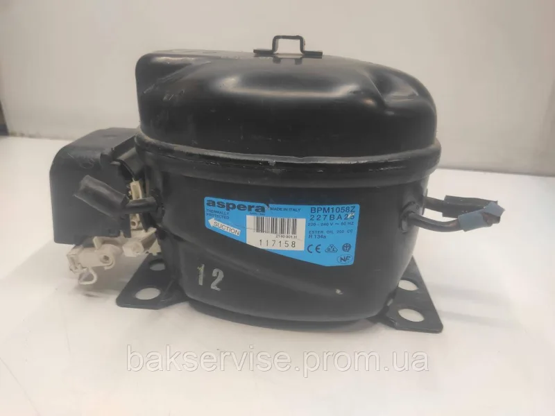 Компресор до холодильника EMBRACO ASPERA BPM1058Z R134a Б/У, изображение 1