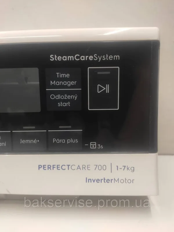 Передня панель до пральної машини ELECTROLUX PERFECTCARE 700 InverterMotor A17495801 Б/У, изображение 8