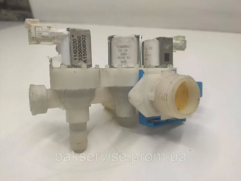 Клапан подачі води до пральної машини AEG A15508902 Б/У, зображення 8