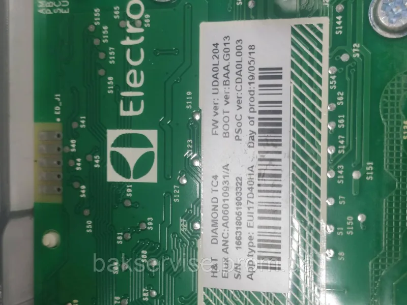 Плата упавління(модуль) до пральної машини ELECTROLUX A12983001 PERFECTCARE 600 Б/У, изображение 7