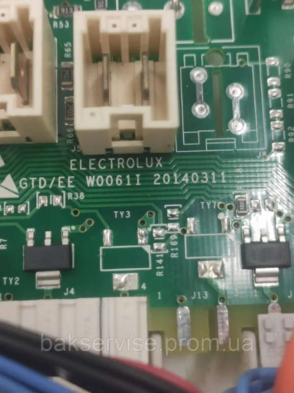 Модуль (плата управління) з проводкою до пральної машини ELECTROLUX 913128426(01) PERFECTCARE 600 Б/У, изображение 4