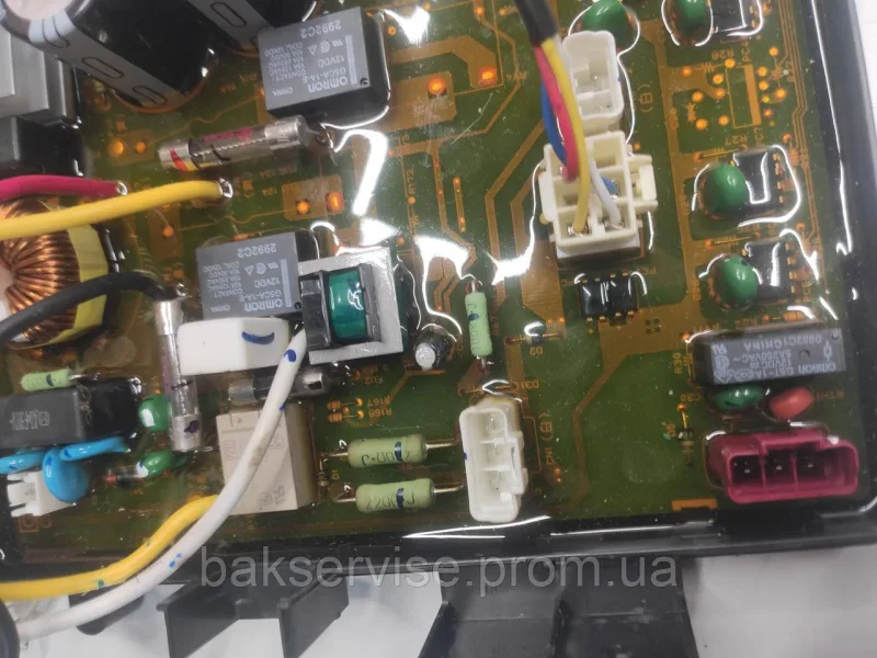 Модуль (плата управління) з проводкою до пральної машини Hitachi BD-W80MV Б/У, изображение 6