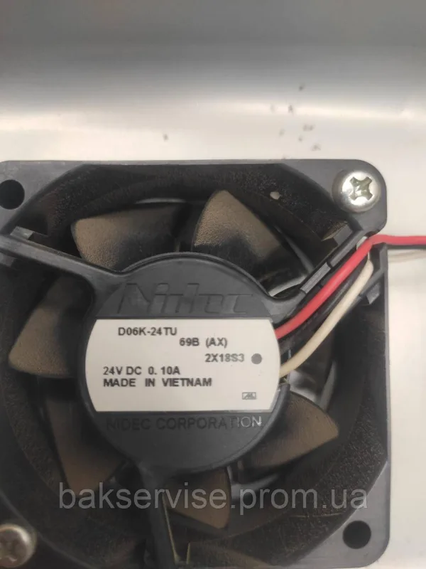 Охолоджуючий вентилятор Nidec D06K-24TU модуля до пральної машини Hitachi BD-W80MV Б/У, изображение 5