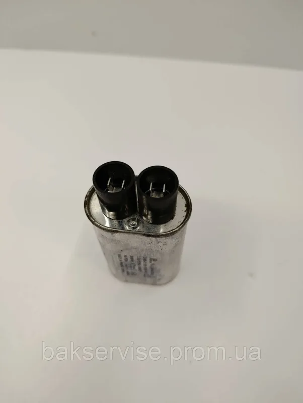 Конденсатор високовольтний мікрохвильової CH85-21100 1 mf 2100 V Б/У (3 фішки, 6 мм), изображение 2