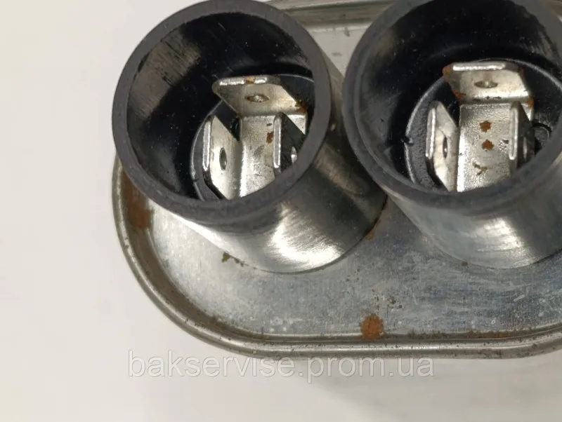 Конденсатор високовольтний мікрохвильової CH85-21100 1 mf 2100 V Б/У (3 фішки, 6 мм), изображение 6