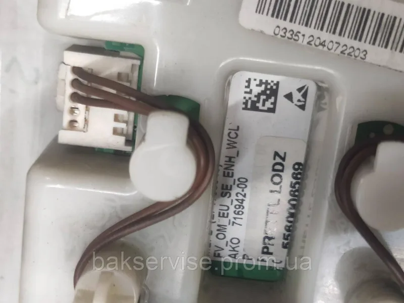 Плата упавління(модуль) з проводкою до пральної машини Siemens 9000224367 Б/У, изображение 3