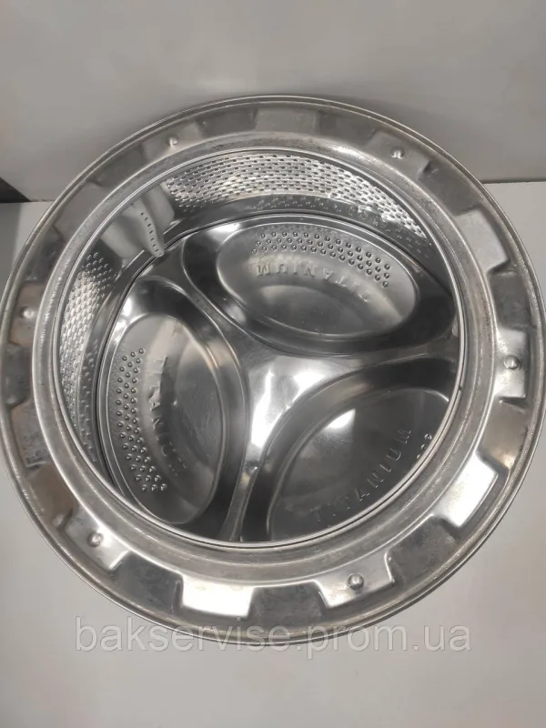 Барабан до пральної машини Ariston AQS73F09EU(без ребер) б/у, зображення 2
