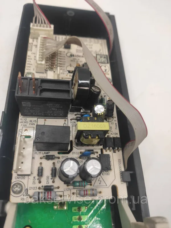 Панель управління мікрохвильовой печі Midea 220506-1A б/у, зображення 8