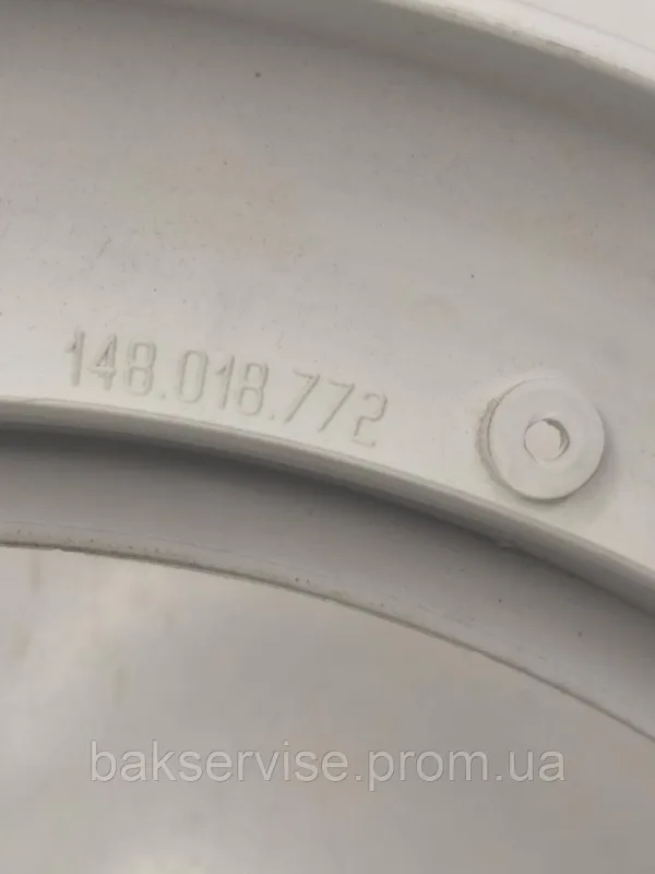 Внутрішня рамка люка пральної машини Indesit 148018772 Б/У, зображення 2