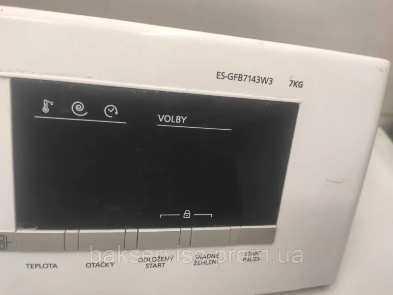 Плата упавління(модуль) з проводкою до пральної машини Sharp ES-GFB7143W3 Б/У, зображення 2