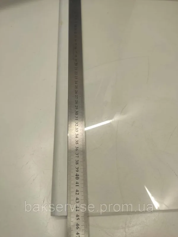 Полиця (скляна) для холодильника Ariston 445*315 Б/У, зображення 2