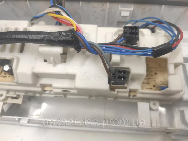 Плата упавління(модуль) з проводкою до пральної машини Sharp ES-GFB7143W3 Б/У, зображення 4