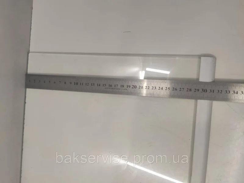 Полиця (скляна) для холодильника Ariston 445*315 Б/У, зображення 4
