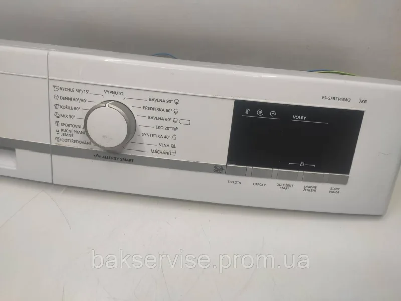 Плата упавління(модуль) з проводкою до пральної машини Sharp ES-GFB7143W3 Б/У, зображення 5