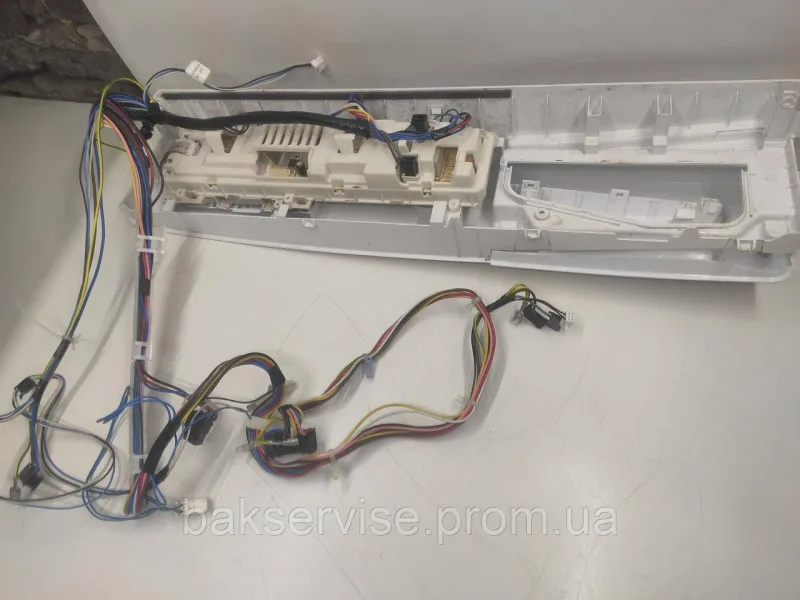Плата упавління(модуль) з проводкою до пральної машини Sharp ES-GFB7143W3 Б/У, зображення 10