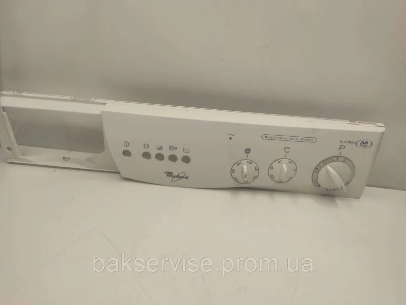 Передня панель до пральної машини Whirlpool FL 5105/A Б/У, изображение 1