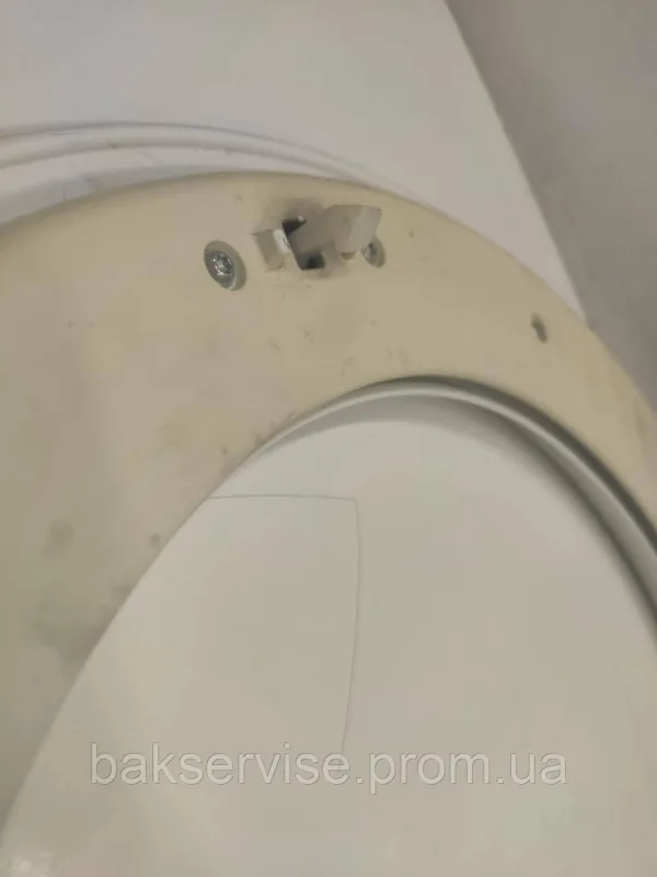 Рамка люка(без скла) до пральної машини Bosch/Siemens WM52801BY/01 без завіси Б/У, изображение 6