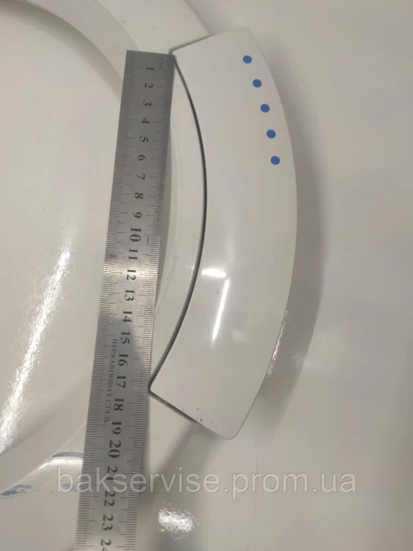 Рамка люка(без скла) до пральної машини Bosch/Siemens WM52801BY/01 без завіси Б/У, изображение 8