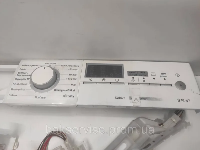 Плата упавління(модуль) КОМПЛЕКТ! до пральної машини Bosch Siemens S16-47 Б/У, изображение 3