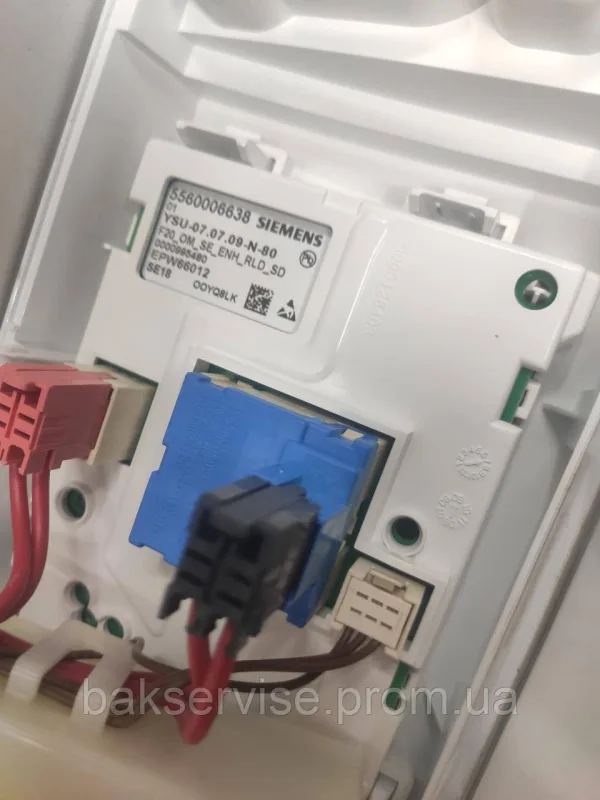 Плата упавління(модуль) КОМПЛЕКТ! до пральної машини Bosch Siemens S16-47 Б/У, изображение 4