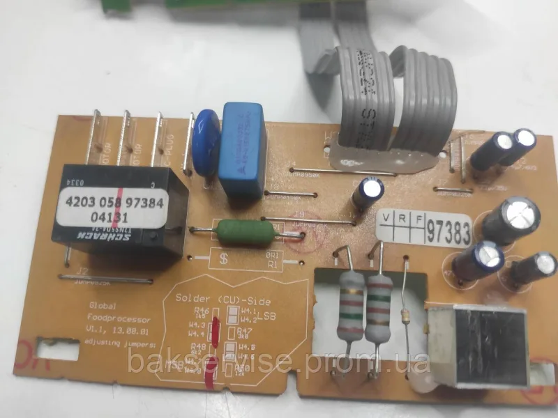 Плата управління з панеллю управління до кухонного комбайна PHILIPS HR7768 Б/У, изображение 2