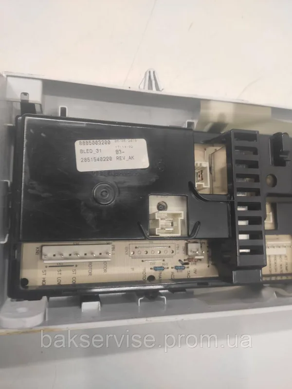 Плата упавління до пральної машини BEKO WCC 6511 BO Б/У, зображення 5