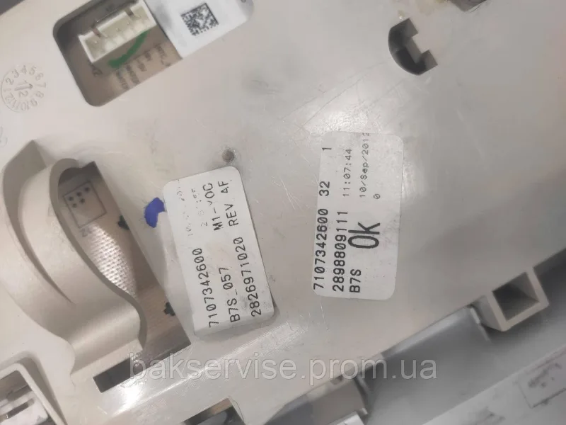 Плата упавління до пральної машини BEKO WMB 51021 CS PT Б/У, изображение 4