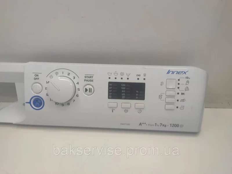 Плата упавління до пральної машини Indesit XWA 71283 Б/У, зображення 5
